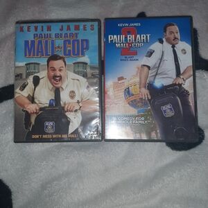 Paul Blart Mall Cop & Mall Cop 2 DVD Set - Kevin James - Blue/White Covers